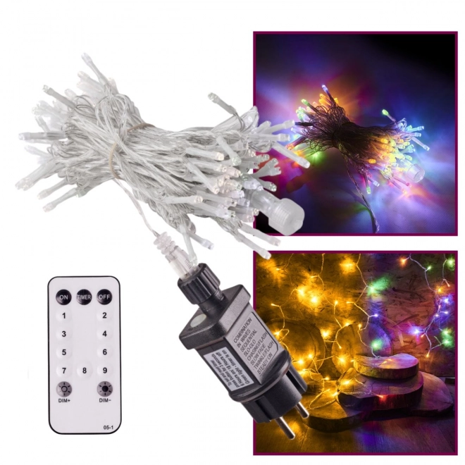 Kerst LED-slinger met afstandsbediening 10m
