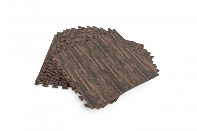 Schuim onderlegger voor tuinzwembad 50 x 50 cm Bestway houtimitatie - 12 stuks