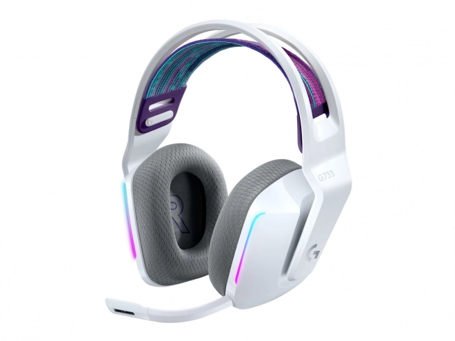Draadloze gaming koptelefoon RGB G733 Lightspeed wit