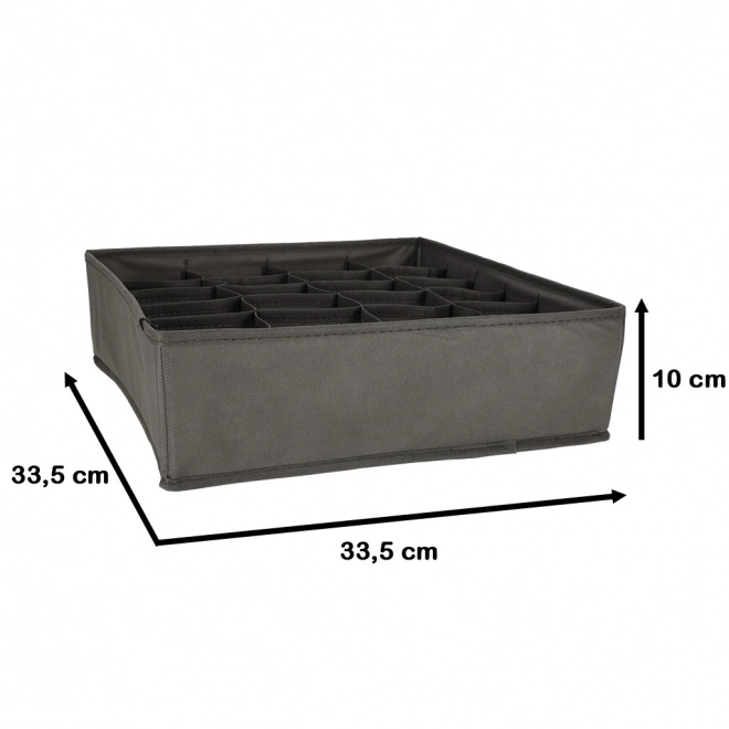 Grijze grote lade-organizer voor sokken
