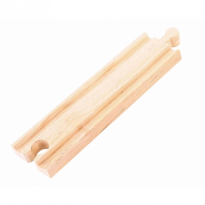 Middelgrote houten rechte rails Bigjigs Rail 16 cm