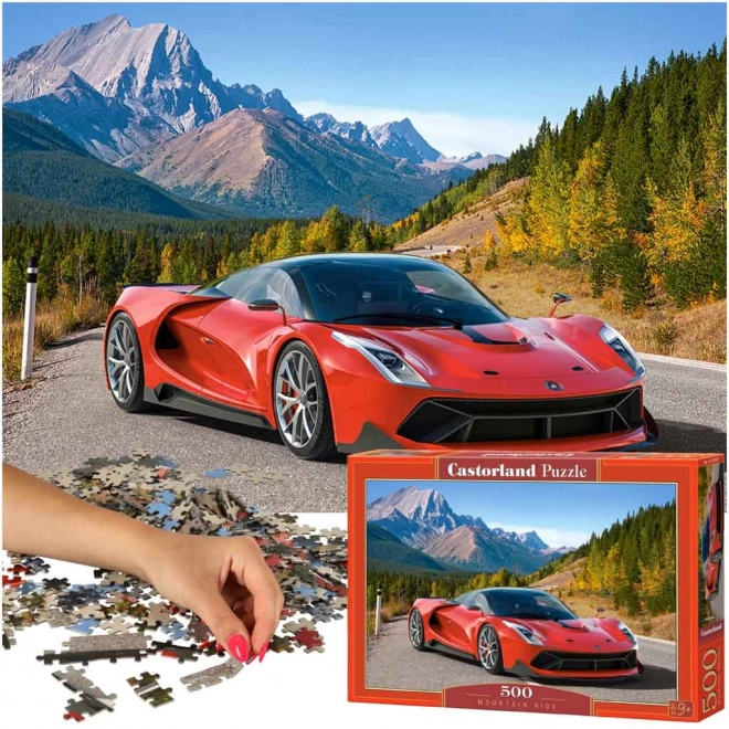 CASTORLAND Puzzel 500 stuks Mountain Ride 9+