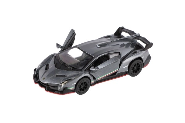 Modelauto Lamborghini Veneno metaal/plastic 13 cm met opwindmechanisme