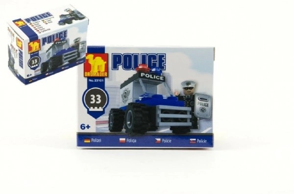 Bouwpakket Dromader - politieauto 33 stuks