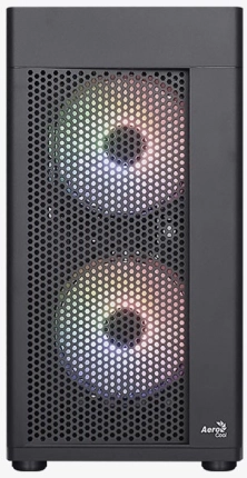 mini-towerbehuizing HEXFORM TG FRGB met USB 3.0 – zwart