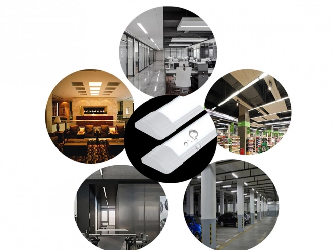 Led armatuur voor oppervlakkige montage 60 cm 18 W