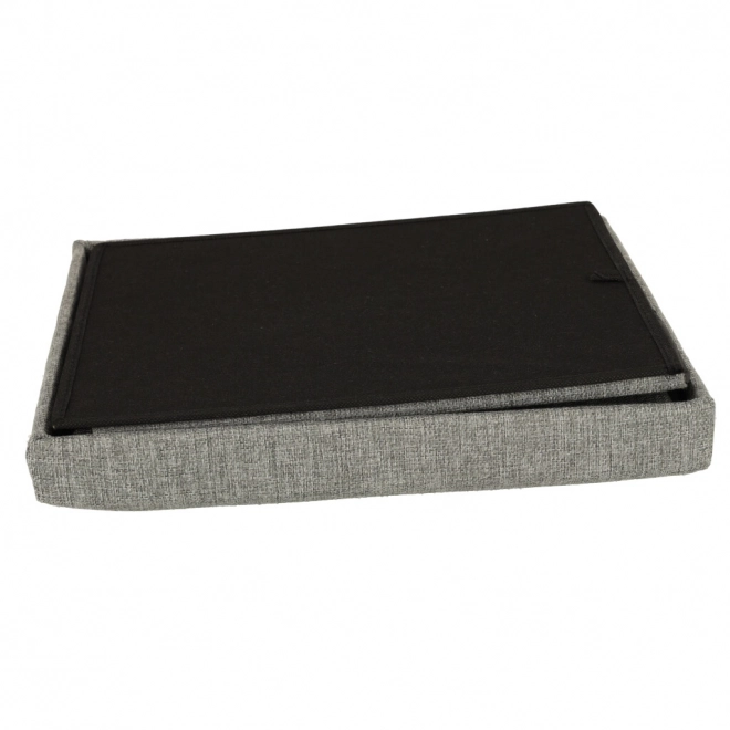 Grijze opvouwbare opbergpoef 38x38x38 cm