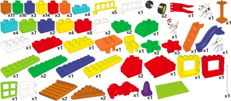 Compatibel met LEGO DUPLO en JUNIOR
