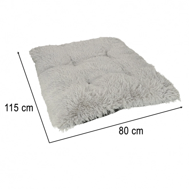 Honden- en kattenbed grijs