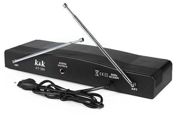 KARAOKE KIT 2x DRAADLOZE MICROFOON + STATION