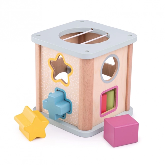 Bigjigs Toys Motorische Kubus Blauw