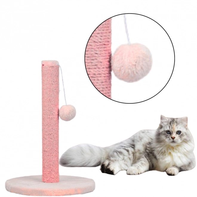Krabpaal voor katten toren roze