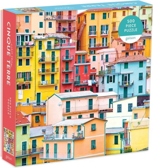 Puzzle Galison Groeten uit Cinque Terre 500 stukjes
