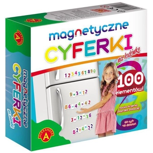 Magnetische cijfers voor op de koelkast