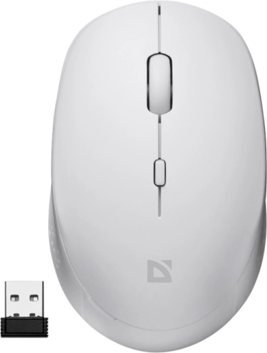 Draadloze muis Auris Silent Click MB-027 wit