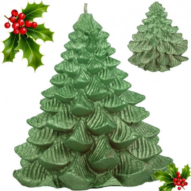Kerstkaars in de vorm van een boom
