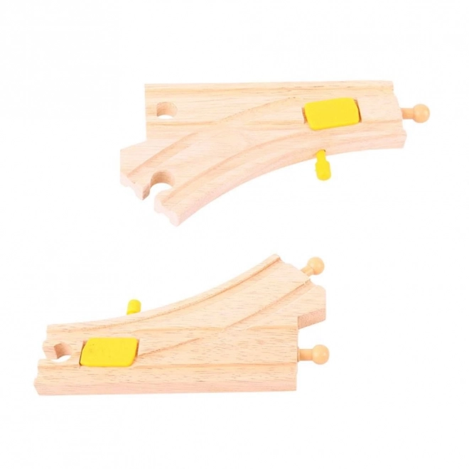 Bigjigs Rail Wisselstuk 2 stuks