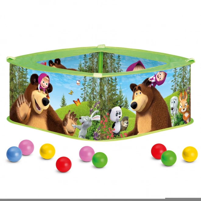 Bino Speelbad met ballen Masha en de Beer