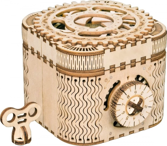 RoboTime 3D houten mechanische puzzel-sieradendoos