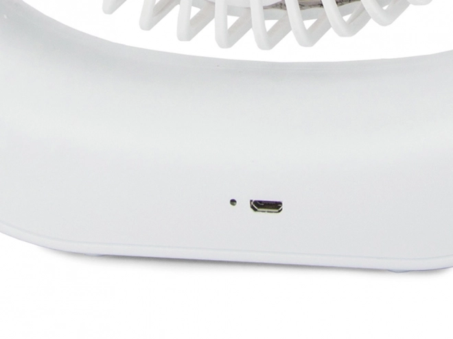 Draadloze tafelventilator – Wit-roze