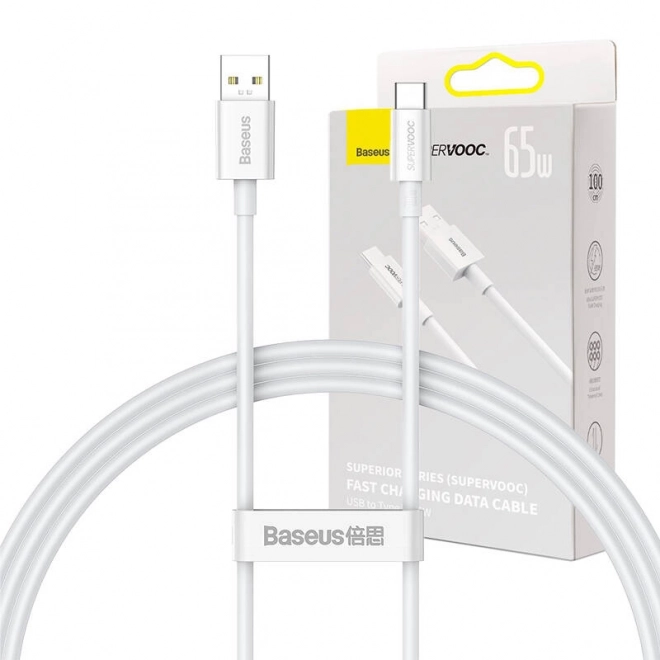 USB-C Kabel Baseus Superior 65W wit