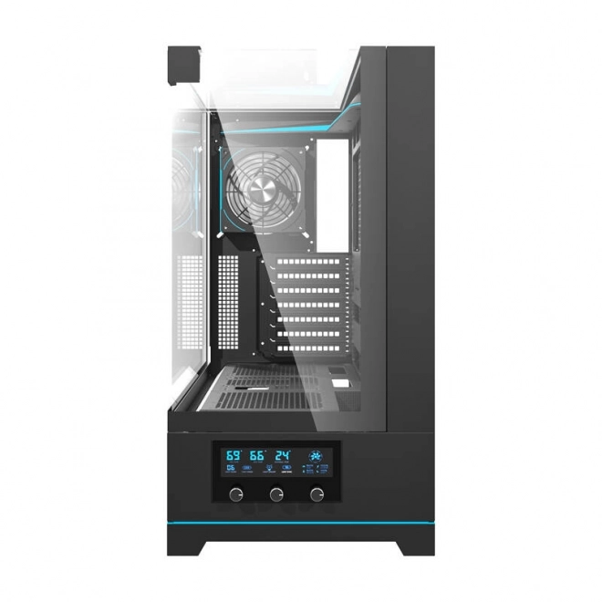 Computerbehuizing Darkflash DY450 PRO met ventilator zwart