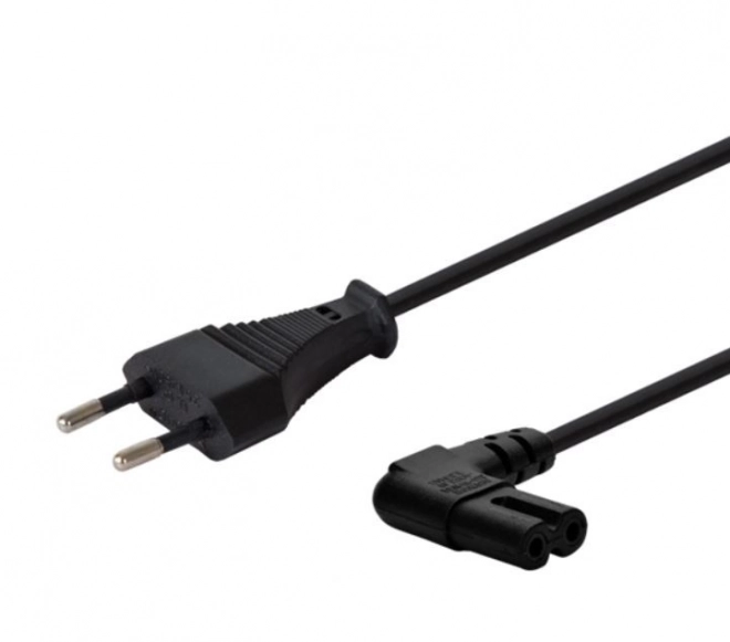 Voedingskabel Savio 2-pin, 3m