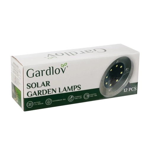 Solar tuinverlichting - 12 stuks Gardlov 24001