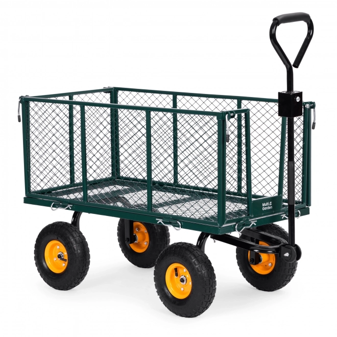 Tuintransportkar MultiGarden met opklapbare zijwanden en grote opblaasbare wielen