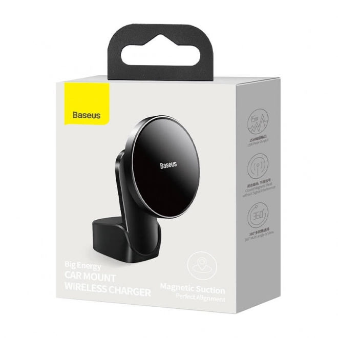 Baseus houder voor de auto met draadloze oplader 15 W voor iPhone 12/13