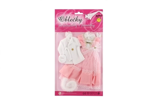 Poppenkleertjes met accessoires - 2 stuks