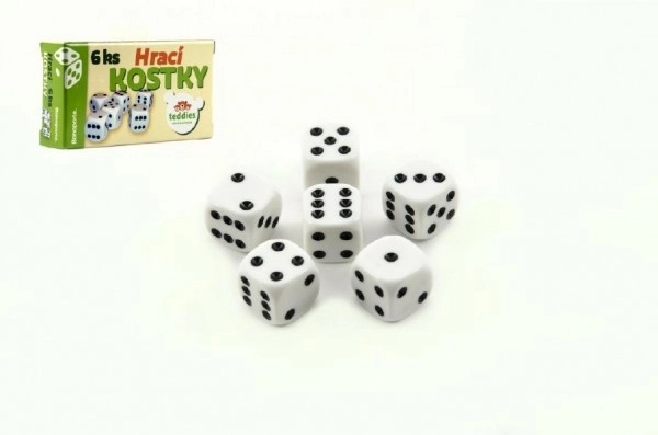 Set van 6 dobbelstenen