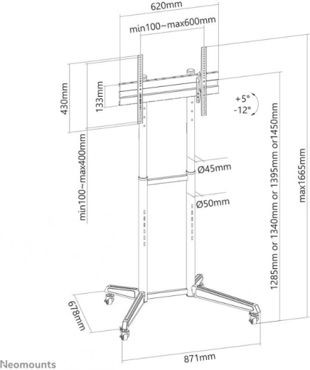 Verstelbare hoogte en kanteling