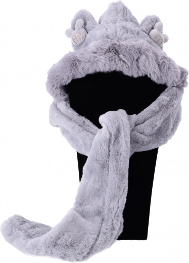 Muts, sjaal en handschoenen in één