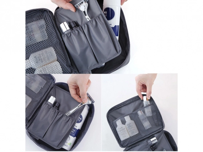 Reisorganizer voor make-up grijs