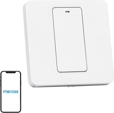 slimme tweekanaals wifi-wandschakelaar meross met ondersteuning voor apple homekit
