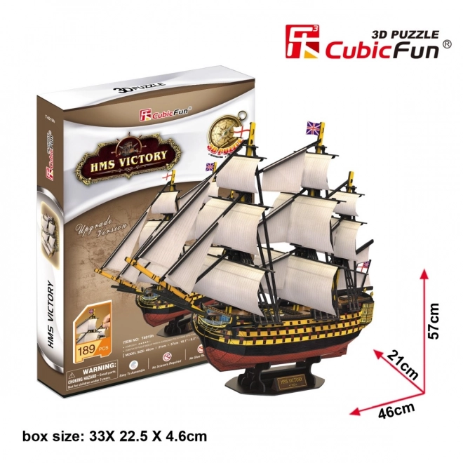 3D puzzel zeilschip HMS Victory