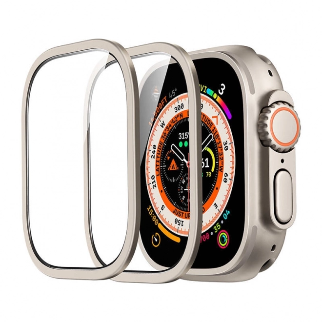 Beschermset voor Apple Watch Ultra ESR 49mm (hoesje + glas) (titaan)
