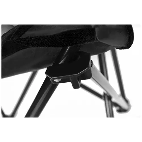 Vouwstoel / fauteuil voor vissen / kamperen - zwart