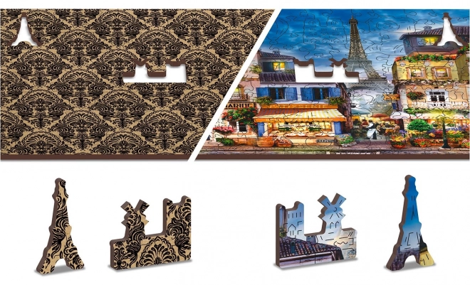Houten puzzel Ontbijt in Parijs 2v1
