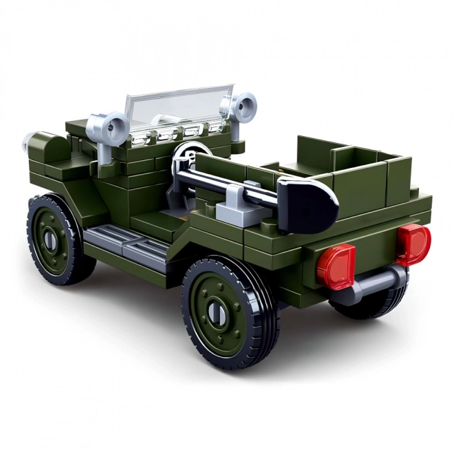 Bouwpakket militaire jeep Sluban GAZ 67