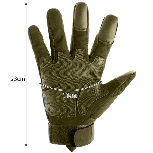 Tactische handschoenen L khaki Trizand 21771