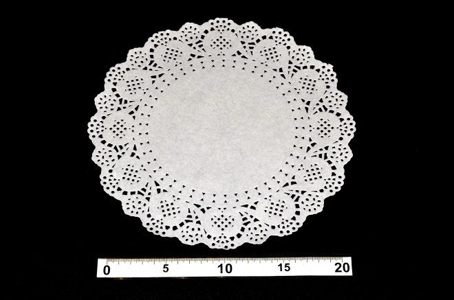 Papieren taartkant 24 cm 8 stuks