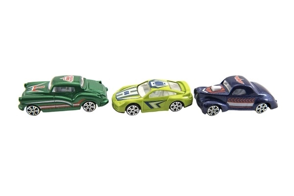 Metalen race-auto 6 cm in doosje