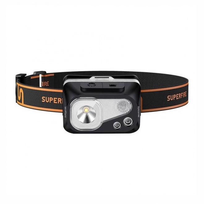 Hoofdlamp Superfire met USB-opladen 320lm