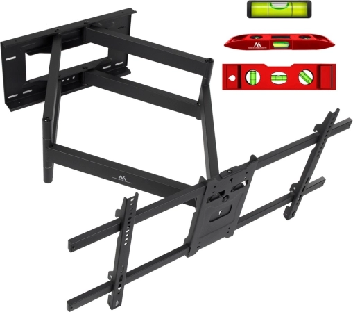 Wandsteun voor TV 37–85" met lange arm, 55 kg, VESA tot 800×400