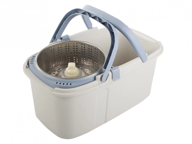 Roterende mop met emmer en microvezel pad