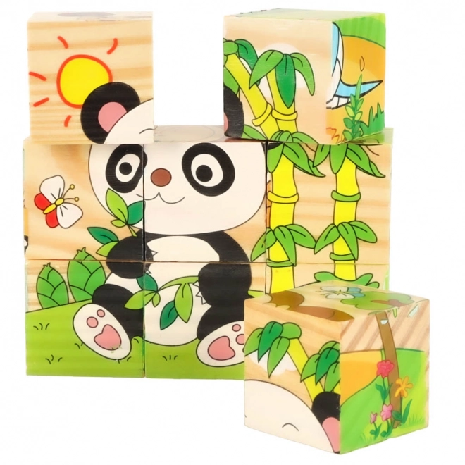Houten Puzzel Safari 3D