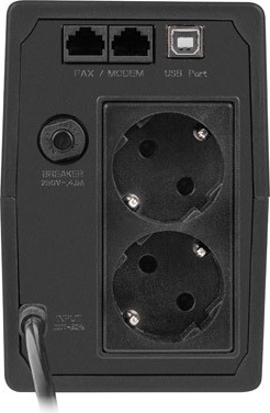 Uitgebreide bescherming met RJ-11/RJ-45 en tegen overbelasting