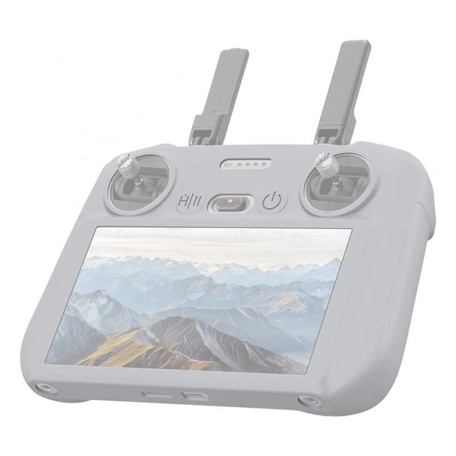 Siliconen beschermhoes Puluz voor DJI RC 2 grijs